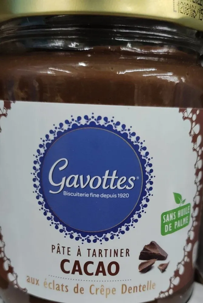 Pâte à tartiner cacao