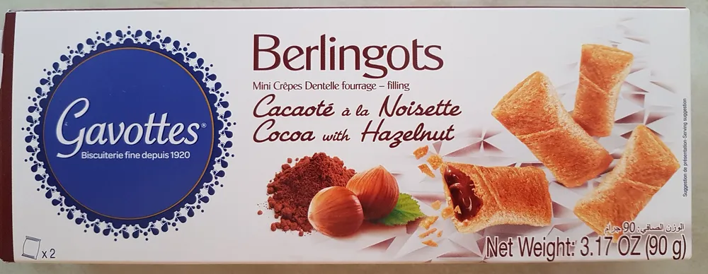 Gavottes Wafer Bites Filled With Cocoa & Hazelnut