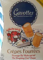 Crêpes fourrées fromage La Vache qui rit