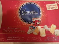 Assortiments crêpes fourrées