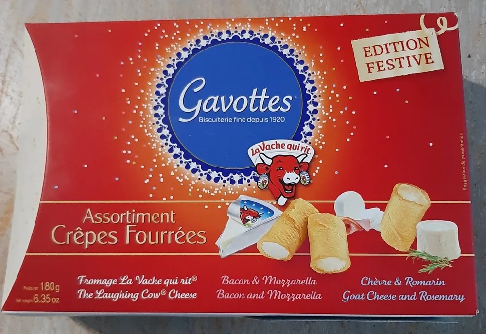 Assortiment crêpes fourrées
