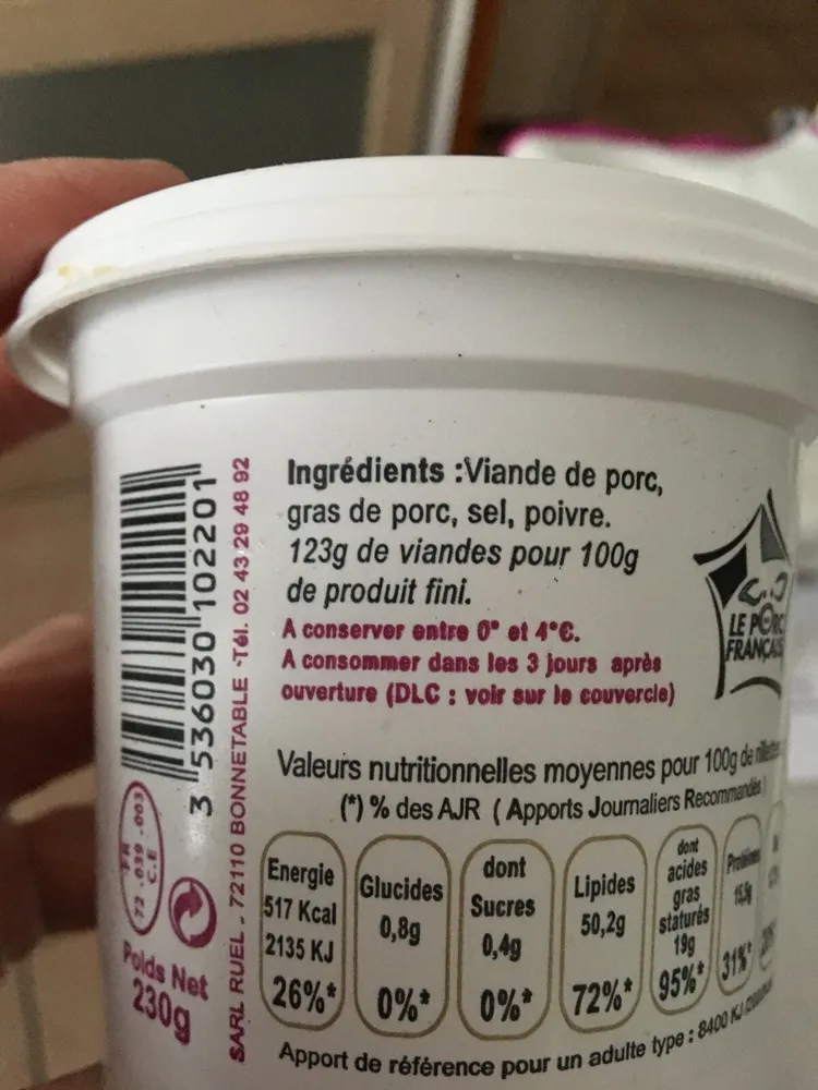Rillettes de la Sarthe