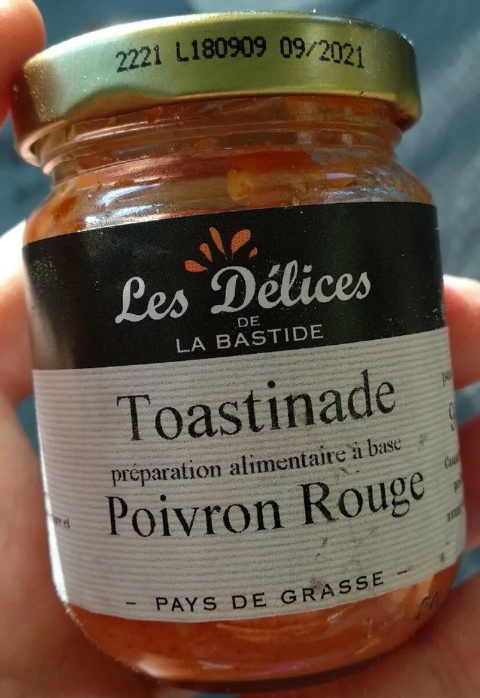 Toastinade poivron rouge