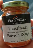 Toastinade poivron rouge