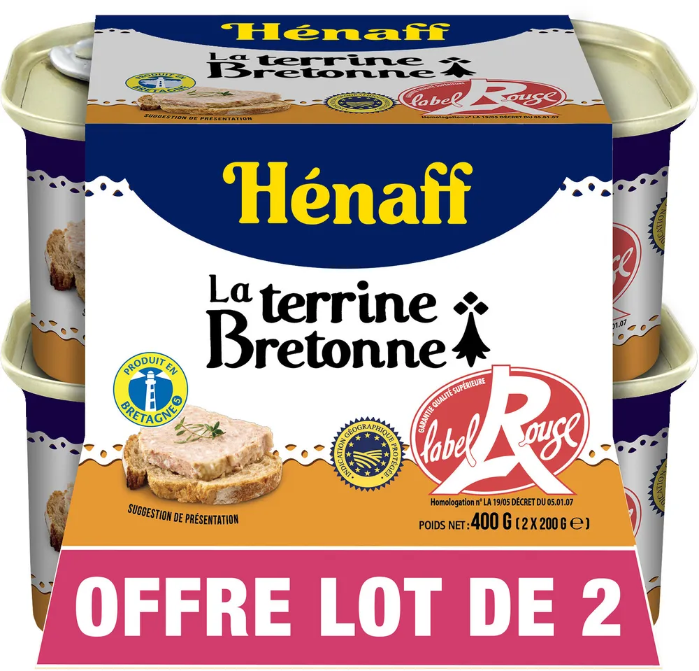 Terrines Bretonne Hénaff