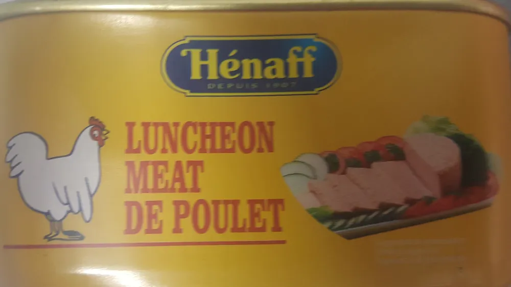 Henaff Chicken Luncheon Meat