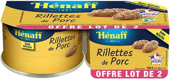 Rillettes de proc Hénaff
