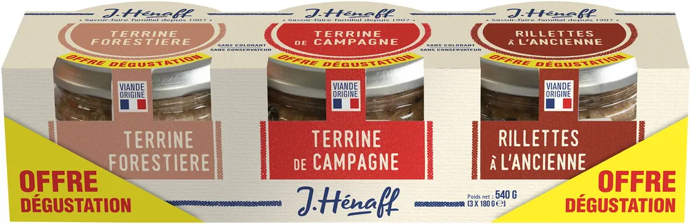 Lot de 3 verrines