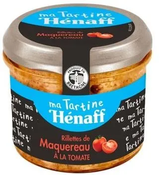 Ma Tartine Hénaff Rillettes de maquereau à la tomate