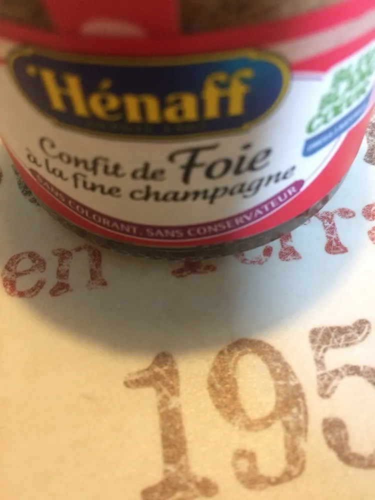 Confit de Foie à la Fine Champagne