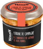 Terrine de campagne à l'andouille de guémené et aux pommes