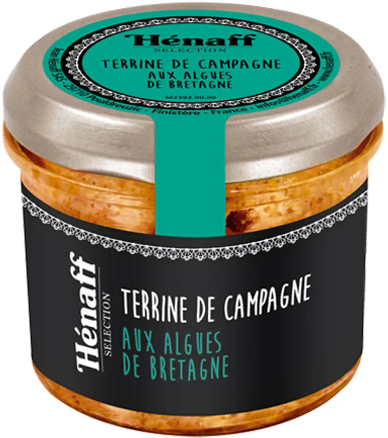 Terrine de campagne aux algues de bretagne