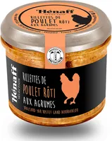 Rillettes de poulet rôti au agrumes
