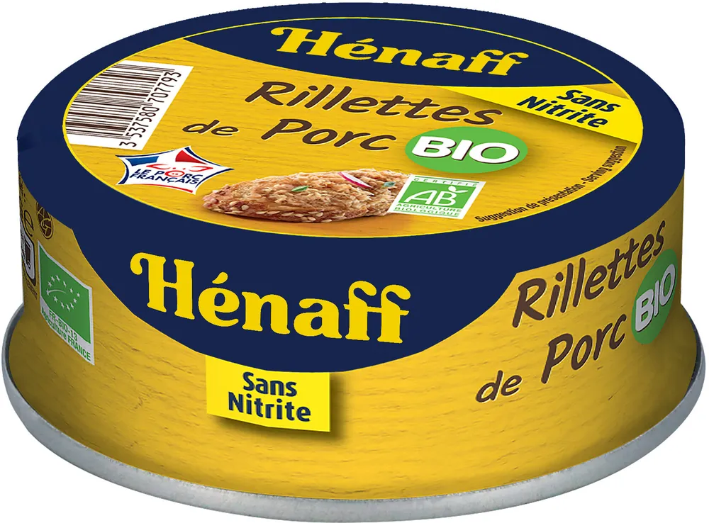Rillettes de porc bio