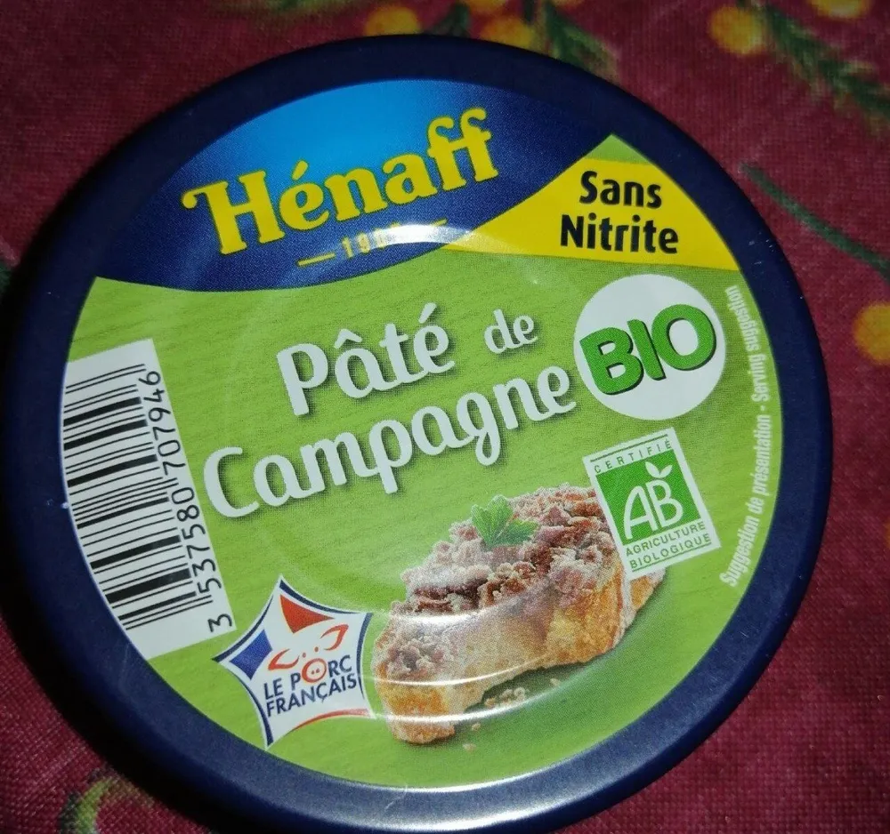 Pâté de campagne BIO