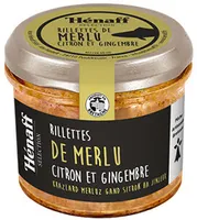Rillettes de merlu citron gigembre