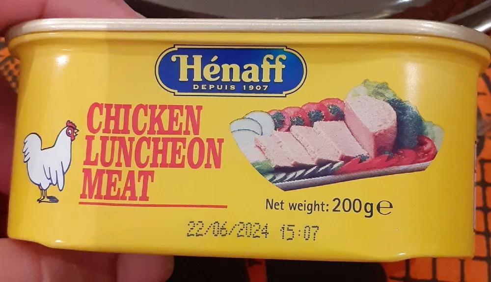Chicken luncheon meat