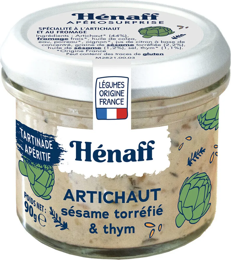 Artichaut sésame torréfié & thym