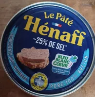 Le Pâté Hėnaff - 25% de Sel