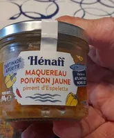Maquereau poivron jaune piment d’Espelette