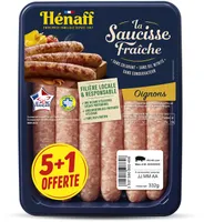 La Saucisse Fraiche aux Oignons