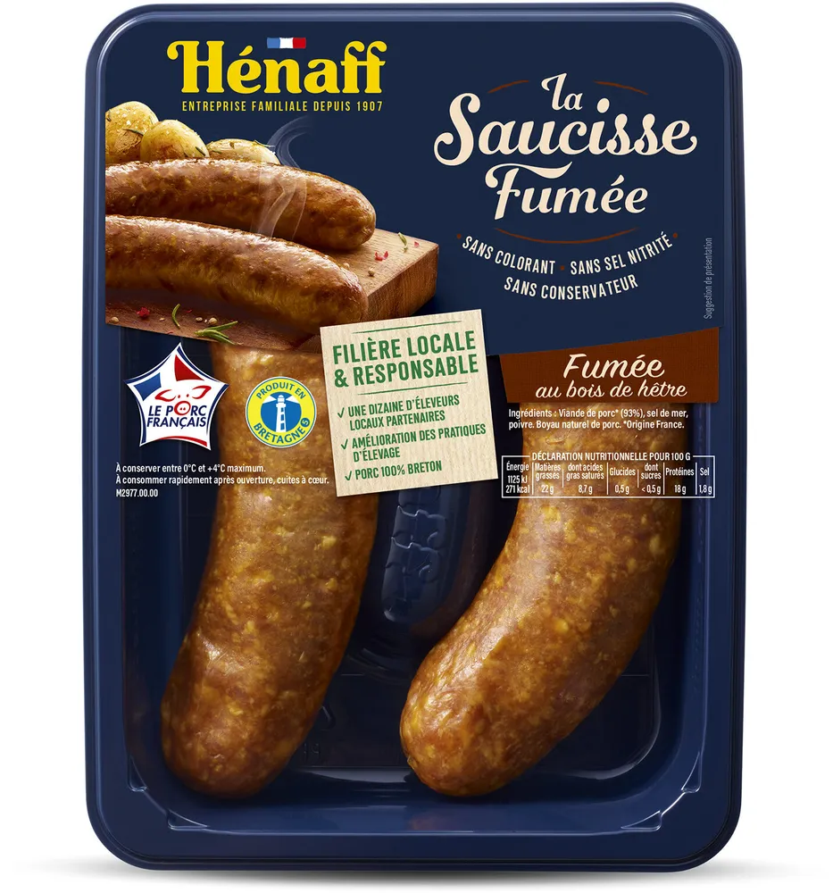 La Saucisse Fumée au bois de hêtre