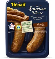 La Saucisse Fumée au bois de hêtre