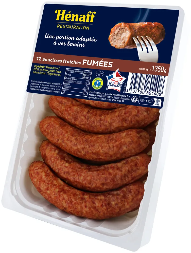Saucisses fraîches fumées RHD
