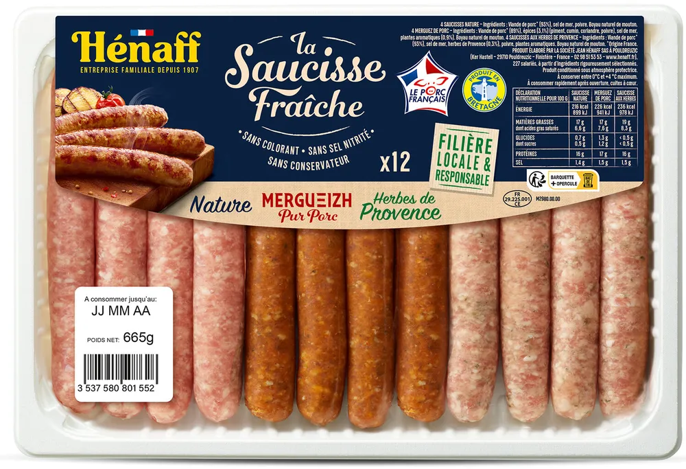 La saucisse fraîche