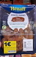 Émincés marinés de porc au caramel