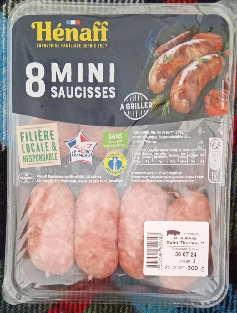 Mini saucisses Henaff