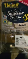 la Saucisse Fraîche x3 Nature