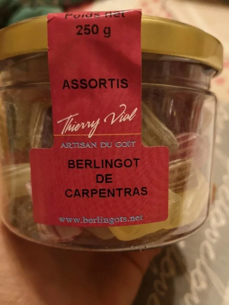 250 G Berlingot Assortis Plast