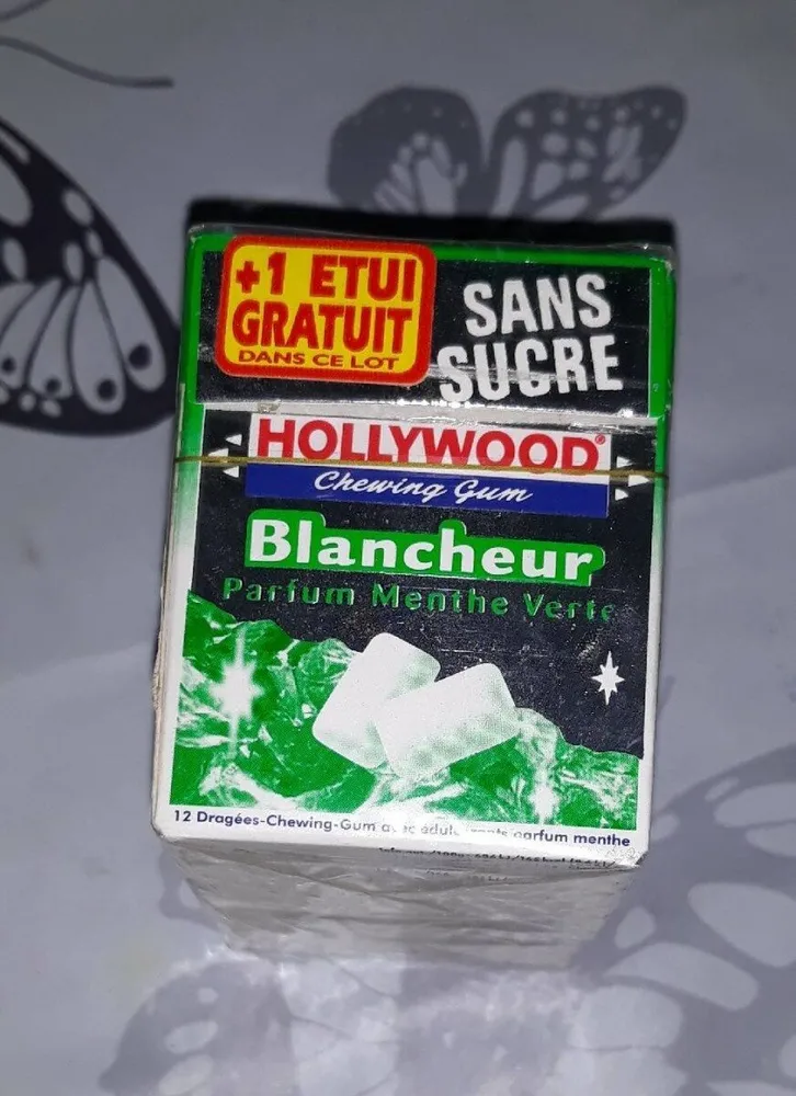 Chewing Gum blancheur parfum menthe verte