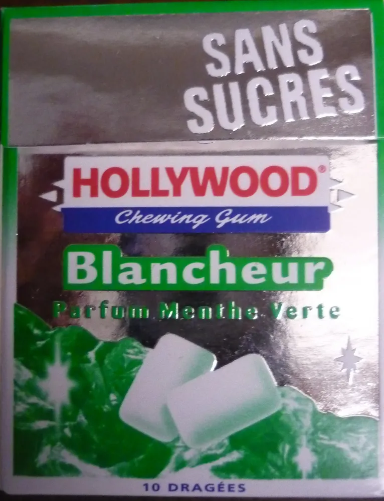 Hollywood Blancheur parfum Menthe Verte