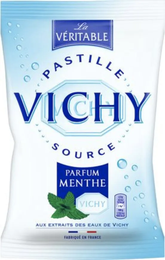 Pastille Vichy Menthe aux sels minéraux sans sucres