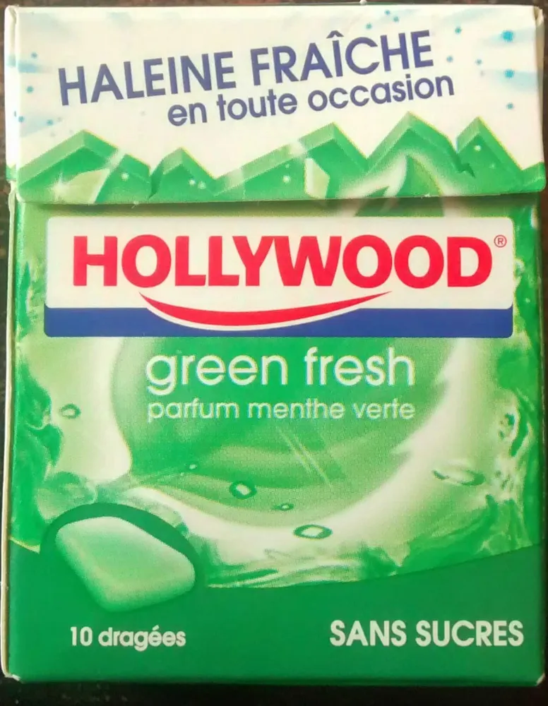 Dragées Green Fresh parfum Menthe verte