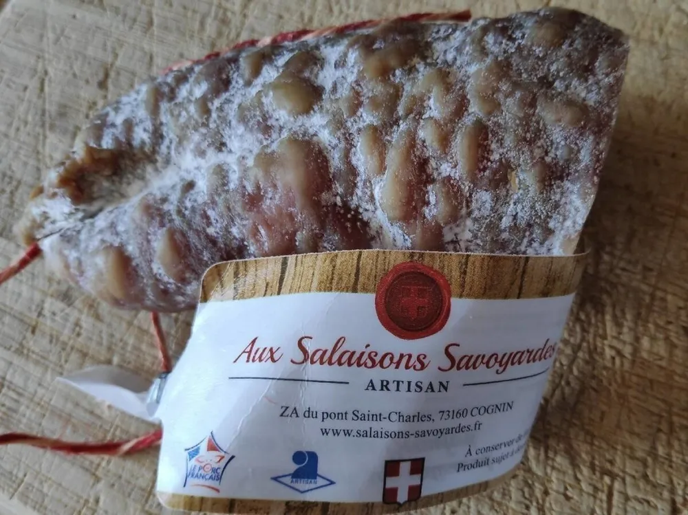 Saucisson sec artisanal pur porc au Beaufort
