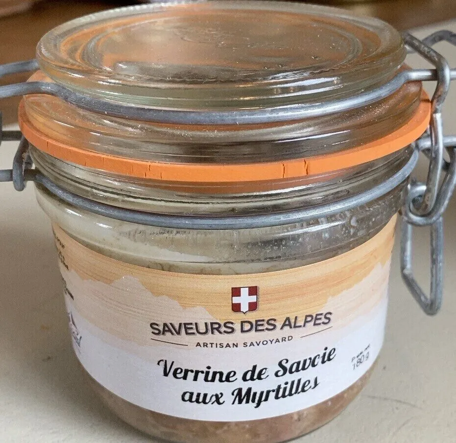 Verrine de Savoir aux myrtilles