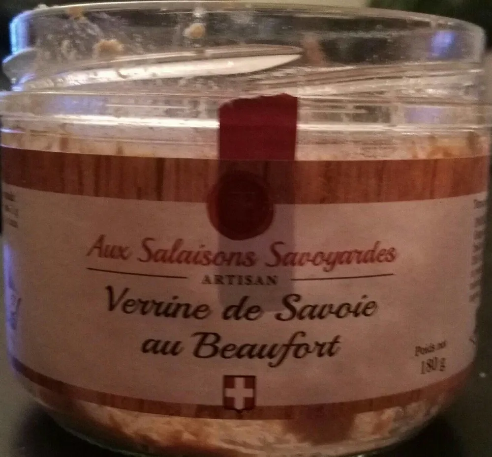 Verrine de Savoie au beaufort
