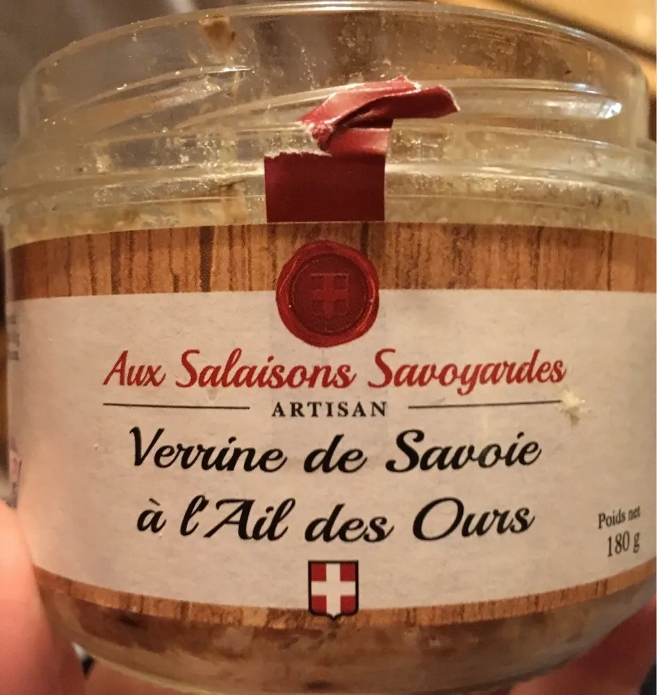 Verrine de Savoie a l'ail des ours