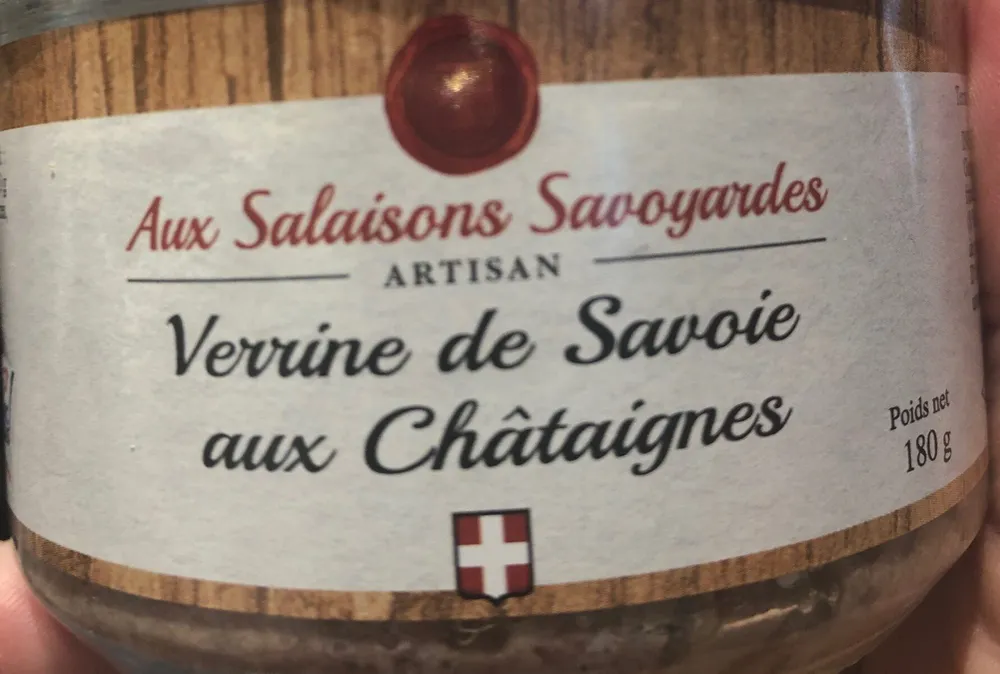 Verrine de savoie aux chataignes