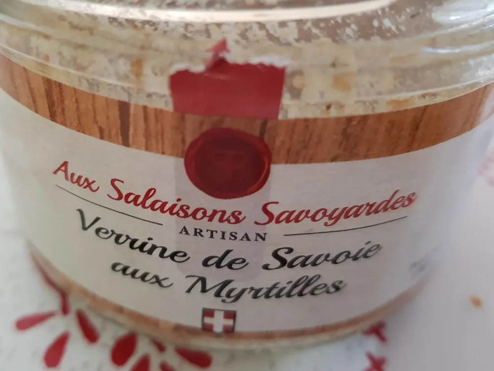 Verrine de Savoie aux myrtilles