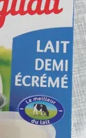 Lait demi écrémé