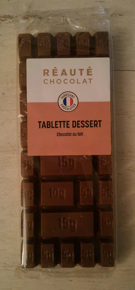 Tablette Dessert Chocolat au lait