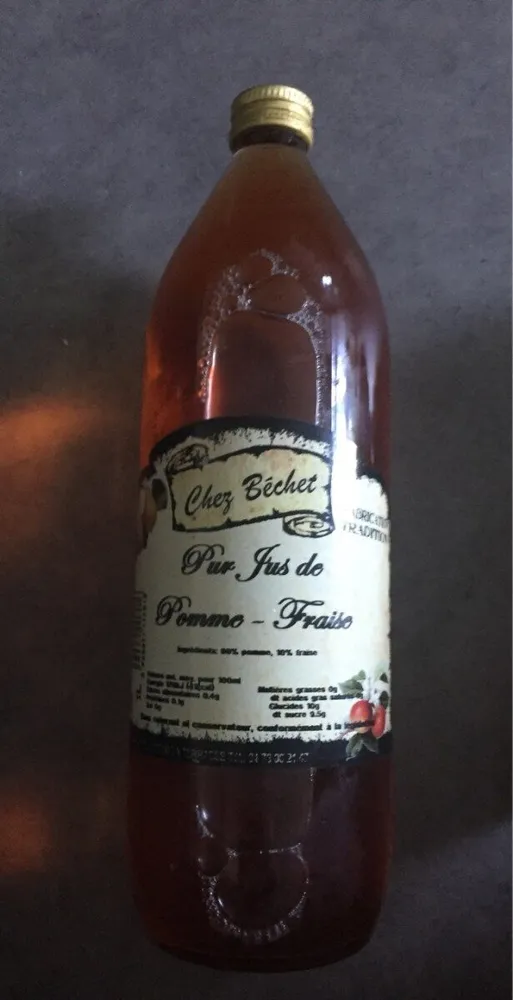 Pur Jus de Pomme-Fraise