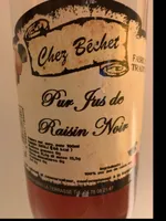 Jus de raisin noir