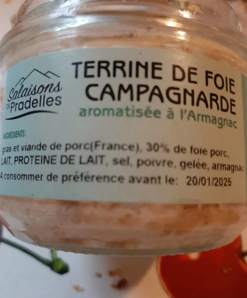 Terrine de foie campagnarde