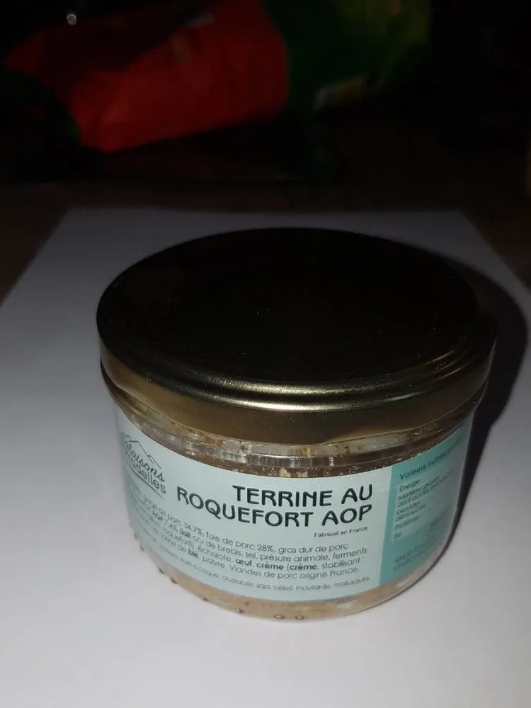 Terrine au roquefort AOP
