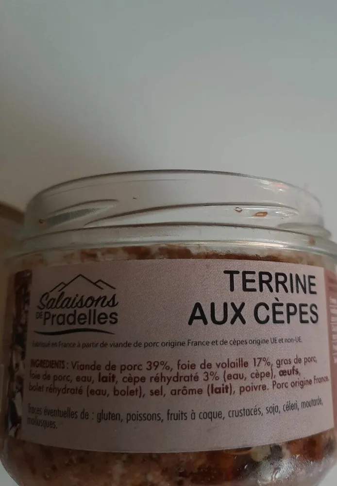 Terrine aux cèpes